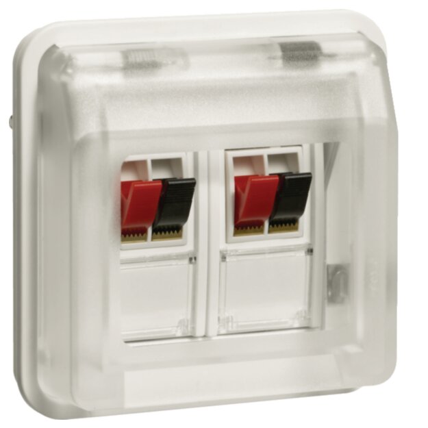 Hager WNA626B Lautsprecherdosen-Einsatz 2F W.1...