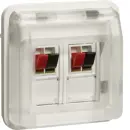 Hager WNA626B Lautsprecherdosen-Einsatz 2F W.1...
