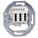 Hager WDF4000WG TAE-Anschlussdose 3 x 6NFN Polarweiß
