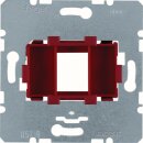 Hager WDF4611R Tragplatte Roter Aufnahme 1-fach Modul
