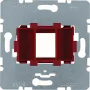 Hager WDF4611R Tragplatte Roter Aufnahme 1-fach Modul