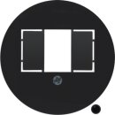 Hager WTF4000BG Zentralstück TAE 1930/Glas Schwarz
