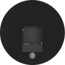 Hager WLF1058BG Zentralstück m Staubs R.Cl Schwarz