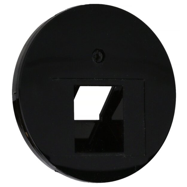 Hager WLF1007BG Zentralstück UAE Steckdose R.Cl Schwarz