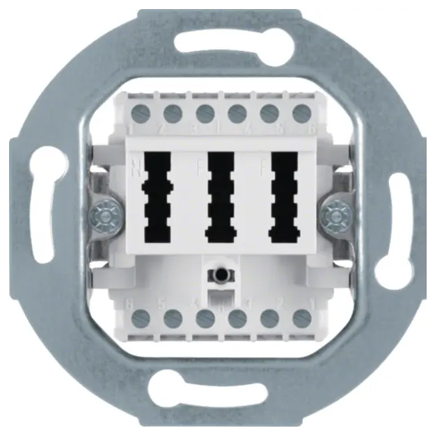 Hager WDF4011WG TAE-Anschlussdose 2 X 6/6Nff Modul-Ein