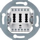 Hager WDF4011WG TAE-Anschlussdose 2 X 6/6Nff Modul-Ein