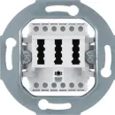 Hager WDF4011WG TAE-Anschlussdose 2 X 6/6Nff Modul-Ein