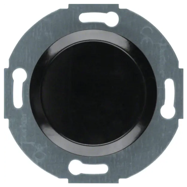 Hager WTF1001BG Blindverschluß 1930/Glas Schwarz