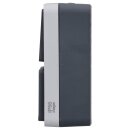 Hager WNC080 Kombination Wechselschalter/Steckdose Aufputz SCHUKO mit Klappdeckel W.1 Grau