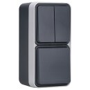 Hager WNC081 Kombination Serienschalter/Steckdose SCHUKO...