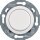 Hager WTN4011WG Universal-Drehdimmer mit Zentralstück (R L C LED) Serie 1930/Glas Polarweiß glänzend