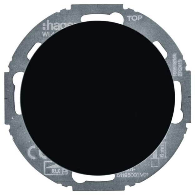 Hager WL4011BG Uni-Drehdimmer Zentralstück LED R.classic Schwarz