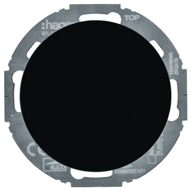 Hager WL4011BG Uni-Drehdimmer Zentralstück LED R.classic Schwarz
