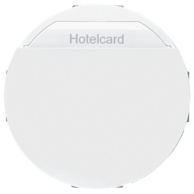 Hager WLN8010WG Relais-Schalter Hotelcard R.cla. Polarweiß