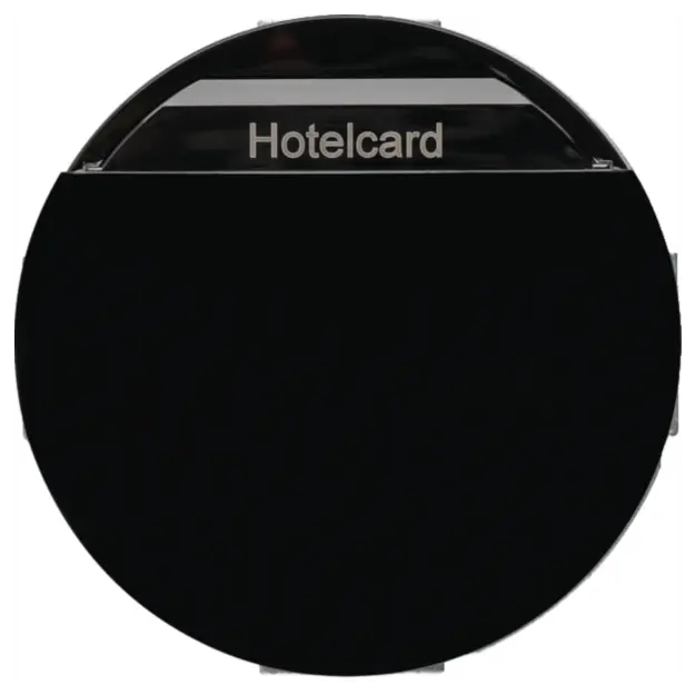 Hager WLN8010BG Relais-Schalter Hotelcard R.cla. Schwarz