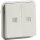 Hager WNA045B Wippe 2fach Ö/S IP55 W.1 Weiß