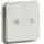 Hager WNA045B Wippe 2fach Ö/S IP55 W.1 Weiß