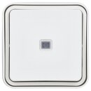 Hager WNC021B Taster Wechsler beleuchtet AP W.1 Polarweiß