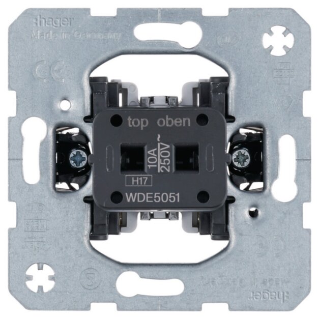 Hager WDE5051 Taster S Hotelcard-Schaltaufsatz UP 10A