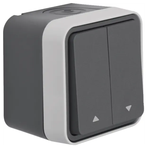 Hager WNC302 Jalousie-Serientaster mit Aufdruck Symbol...