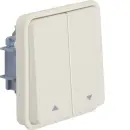 Hager WNA300B Jalousie-Serienschalter 2-fach Pfeile W.1...