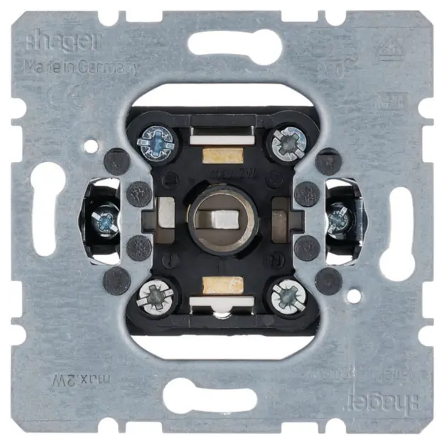 Hager WDE510110 Drucktaster/Lichtsignal E10 UP 2A