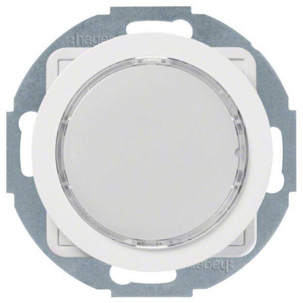 Hager WLF6651WG LED-Signallicht Weiße Bel R.Cl Polarweiß
