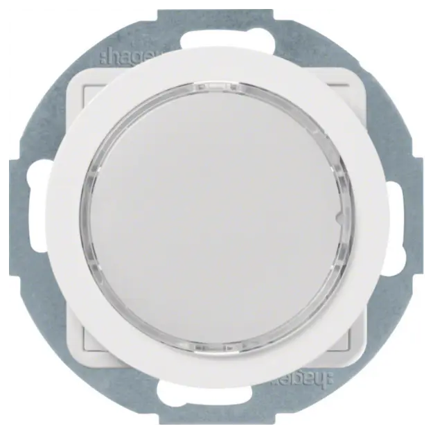 Hager WLF6651WG LED-Signallicht Weiße Bel R.Cl Polarweiß