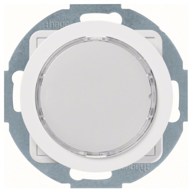 Hager WLF6653WG LED-Signallicht Rot/GrünBel R.Cl Polarweiß