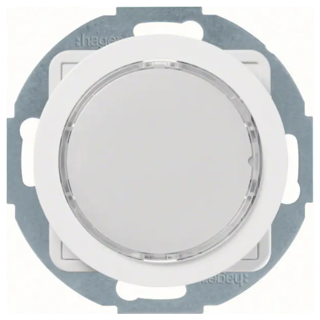 Hager WLF6653WG LED-Signallicht Rot/GrünBel R.Cl Polarweiß