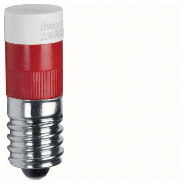 Hager WDA2727R LED-Leuchtmittel E10 Rot