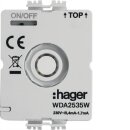 Hager WDA2535W LED-Modul Drehschalter 230V mit N-Leiter