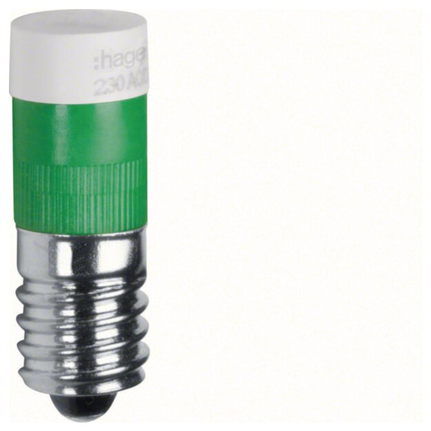 Hager WDA2727G LED-Leuchtmittel E10 Grün