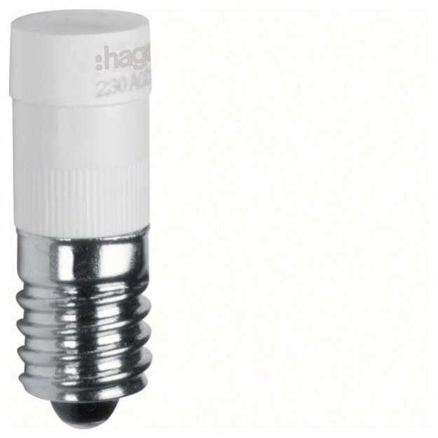 Hager WDA2727W LED-Leuchtmittel E10 Wei&szlig;