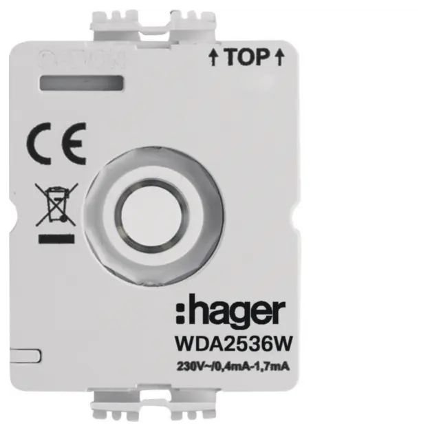 Hager WDA2536W LED-Modul Drehschalter 230Vohne N-Leiter