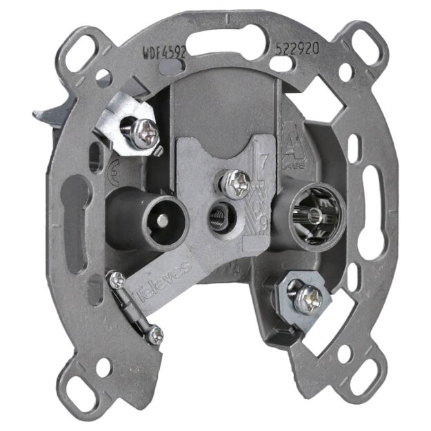 Hager WDF4592 Antennen-Steckdose TV FM Einzeldose