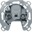 Hager WDF45922 Antennen-Steckdose TV FM 13dB Durchgangsdose
