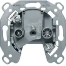 Hager WDF45922 Antennen-Steckdose TV FM 13dB Durchgangsdose