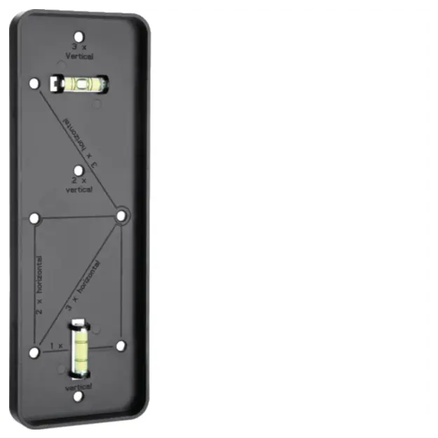 Hager WNA692 Bohrschablone 1 bis 3fach W.1