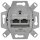 Hager WDF410862 UAE-Steckdose Netzwerkdose 8/8-polig geschirmt Cat.6A
