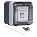 Hager WNC226 UAE Steckdose Netzwerkdose 8-polig geschirmt...