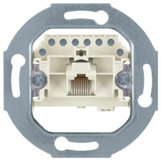 Hager WDF41073 UAE-Anschlussdose 8-p Modul Weiß