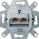 Hager WDF410866 UAE-Steckdose Netzwerkdose 8/8-polig...