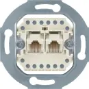 Hager WDF41083 UAE-Steckdose 8/8-polig Modul Weiß