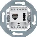 Hager WDF4104 UAE 8(6)/TAE 6 F+N-Anschlussdose Modul Polarweiß