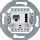 Hager WDF4104 UAE 8(6)/TAE 6 F+N-Anschlussdose Modul Polarweiß