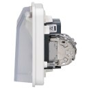 Hager WNA227B UAE Steckdoseneinsatz 8/8p Kat.6 W.1 Polarweiß