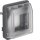 Hager WNA450 Adapter-Einsa mit KD Gerät 45x45mm W.1