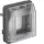 Hager WNA450 Adapter-Einsa mit KD Gerät 45x45mm W.1