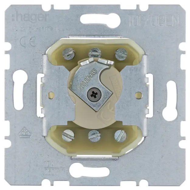 Hager WDE382610 Schlüsselschalter 2p Profil-Halbzylinder